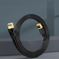 0.5-50m rj45 utp ftp cat5e cat6 cat7 cat 7 cat8 kucing 8 kabel jaringan datar kabel lan kabel kucing 6 kabel patch