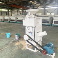Machine à décortiquer le riz entièrement automatique de haute qualité avec moteur diesel intégré pour le blanchiment du riz