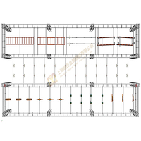 300*300mm carré en alliage d'aluminium Spigot Truss Display Box équipement d'amusement de scène avec certification TUV emballé sur palette