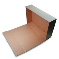 Boîte cadeau en carton rigide pliable avec impression personnalisée, laminage mat et gaufrage, emballage de luxe recyclable, fermeture magnétique