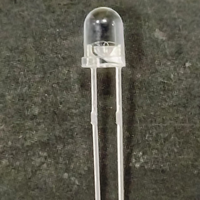 Diode LED circulaire transparente à 2 broches 4mm F4, blanc chaud, pour éclairage, tubes LED DIP dimmables Ra80 5-8V, durée de vie 4 ans