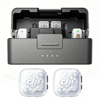 Original DJI Mic 3 (2 TX + 1 RX + Boîtier de Charge) 4TX + 8RX et Enregistrement Interne 4 Canaux à Double Fichier en 32-bit Flo