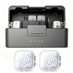 ไมโครโฟนไร้สาย DJI Mic Mini 2S ของแท้ OsmoAudio เชื่อมต่อโดยตรง 32 บิต ฟลอต 28 ชั่วโมง หน่วยความจำภายใน สำหรับกล้องวีล็อก จำนวนมาก - Product Image 4