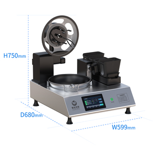 Robot de cuisson automatique pour wok, en acier inoxydable 304, avec écran tactile numérique, facile à nettoyer, idéal pour les chaînes de restaurants - Product Image 5