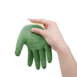 Guantes de algodón polivinílico 10G personalizados para construcción En388 3121X guantes de trabajo de seguridad de jardín de goma recubiertos de látex de mano protectora Industrial - Product Image 3