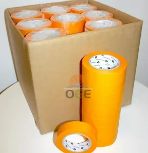 Oranje Kleur Waterdichte Rijstpapier Washi Masking Tape Anti-Uv 30 - 90 Dagen Outdoor Geen Residu