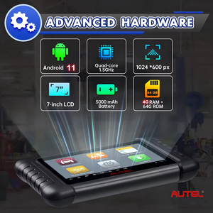 <span class=keywords><strong>Tablette</strong></span> de <span class=keywords><strong>diagnostic</strong></span> automobile Autel MaxCOM MK808S avec système d'exploitation Android 11, version mondiale, sans restriction de zone - Product Image 6