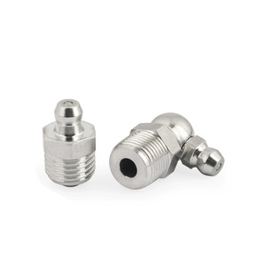 M6 M8 M10 M12 1/8 1/4 filetage <span class=keywords><strong>mâle</strong></span> en acier inoxydable droit 304 buse de pistolet à graisse raccords de graisse mamelon de graisse - Product Image 5