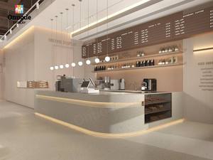 ซุ้มกาแฟไม้หรูหราสั่งทำพิเศษ |   เคาน์เตอร์ร้านกาแฟและบาร์สำหรับตกแต่งภายในคาเฟ่ |   โซลูชั่นการจัดแสดงสินค้าในห้างสรรพสินค้า - Product Image 5