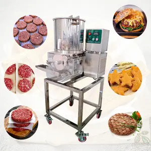 OCEAN Vegetarian Burger Meat Mould Maker Automatic 150mm Small Jamaican Beef Patty Make Form Mould Machine