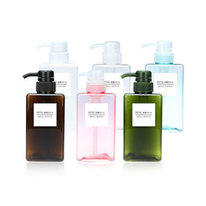 250ML 450ML 650ML quadrato PETG <span class=keywords><strong>plastica</strong></span> di riempimento piatto <span class=keywords><strong>liquido</strong></span> di lavaggio sapone per le mani Gel Dispenser bottiglia fornitore all'ingrosso - Product Image 2