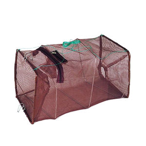 Piège à homard pliable Datao, portable et efficace, filet de pêche à ressort sans nœuds en polyéthylène - Product Image 1