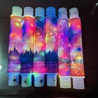 2023 nouveau Design éclairer Pop Tube tubes extensibles sensoriels couleur Tubes amusants jouets de décompression lueur dans le noir fournitures de fête