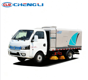 รถกวาดถนนไฟฟ้า Dongfeng Huashen รุ่น Clw 4x2 พลังงานใหม่ สำหรับกวาดถนนในเมือง สวนสาธารณะ และพื้นที่ชุมชน - Product Image 1