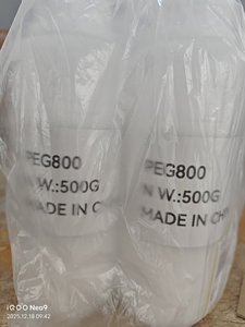 Polietilenglicol (PEG 200 400 600 1000 4000 6000 8000) PEG Líquido y Sólido Soluble en Agua para Productos Químicos de Uso Diario - Product Image 2
