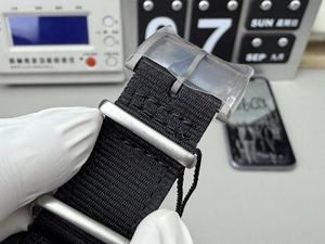 Montre de sport avec boîtier en titane, version cadran 40 mm, DIY, bracelet en cuir de marque Sky 42 mm, matériau <span class=keywords><strong>OBLVLO</strong></span>, bracelet en nylon 5 ATM, cadran Sunray - Product Image 5