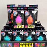 Vente Flash : Jouet anti-stress Fidget en peluche souple à rebond lent, motif rouleaux de poulet glacés, pour soulager la pression des enfants