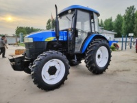 Tracteur agricole d'occasion New-Holland SNH704 70HP 4WD (modèle 2019) ; testé et livré avec accessoires.