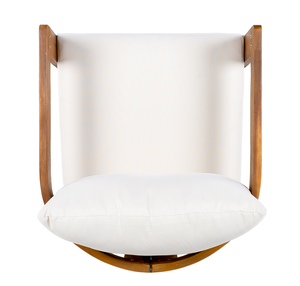 เก้าอี้คลับไม้โอ๊คสำหรับกลางแจ้ง ดีไซน์ทันสมัย ทรงโค้ง พร้อมเบาะกันน้ำ เฟอร์นิเจอร์สำหรับสวนและลานบ้าน - Product Image 5