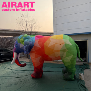 Elefante Gonfiabile Colorato, Animale Gonfiabile a Forma di Elefante per Attività Estive - Product Image 3
