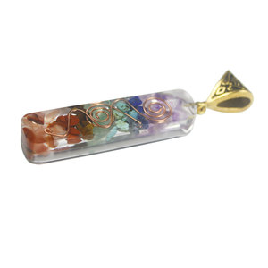 <span class=keywords><strong>Pendentif</strong></span> <span class=keywords><strong>Orgonite</strong></span> des sept chakras, vente en gros, cristaux d'<span class=keywords><strong>orgonite</strong></span> - Product Image 2