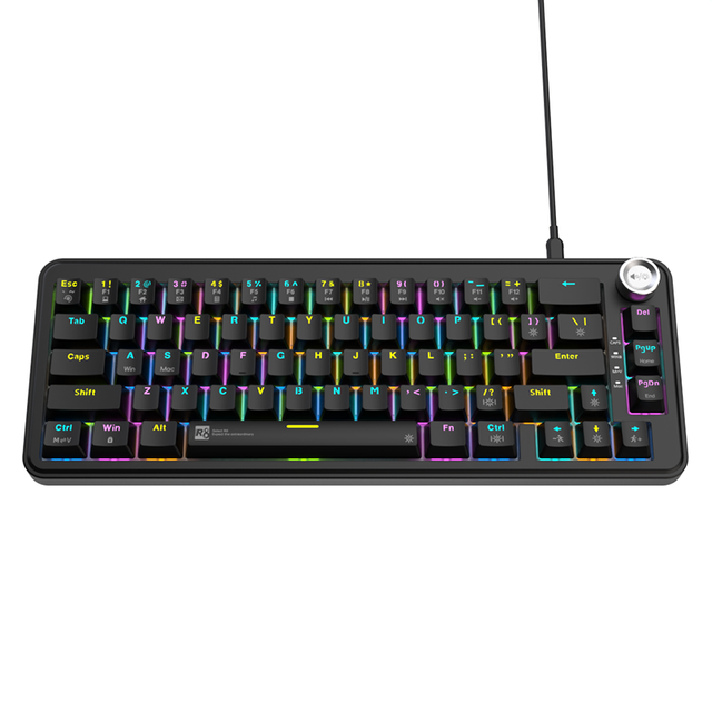 R8-GK102 Mechanical Wired Magnetic SWITCH Keyboard 68% Layout RGB Gaming Keyboard