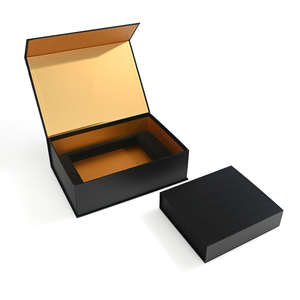 Manufacture Recyclable Custom Design Shoe Clothes Packaging Luxury Gold Cardboard Wholesale Magnetic Rigid Gift <b>Box</b> With Logo - Product Image 3