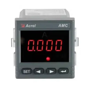 Acrel Dc Panel Meter Digital Cerdas Led, Ammeter AMC72-DI Dapat Diprogram