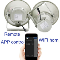Altavoz de Columna Inalámbrico para Exteriores con WIFI/Altavoz con Bocina WIFI de 30-100W Compatible con Plataforma de Red 4G/sip/ip/wifi