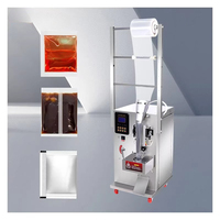 Machine de remplissage de liquides électrique multifonctionnelle automatique en acier inoxydable de 5 à 150 ml, haute précision, qualité alimentaire, pour sachets et films.