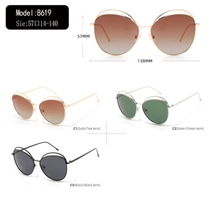 แว่นกันแดดทรงแคทอายแบบเต็มกรอบ กรอบสีดำ เลนส์สีเทาเข้ม สำหรับผู้ใหญ่ทั้งชายและหญิง ป้องกันรังสียูวี 400 - Product Image 3