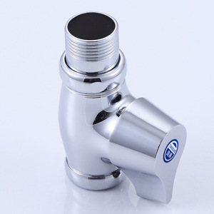 Robinet de <span class=keywords><strong>chasse</strong></span> <span class=keywords><strong>d</strong></span>'<span class=keywords><strong>eau</strong></span> manuel à levier rotatif en laiton massif, finition chrome poli, ouverture rapide, pour toilettes publiques - Product Image 6