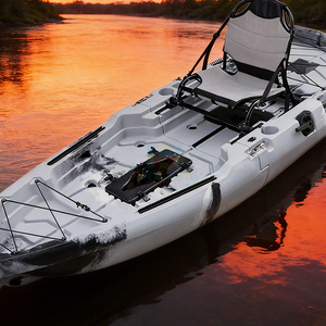 <span class=keywords><strong>Kayak</strong></span> <span class=keywords><strong>de</strong></span> pêche modulaire monoplace à pédales, deux sections, en plastique HDPE rotomoulé, pour une personne - Product Image 5