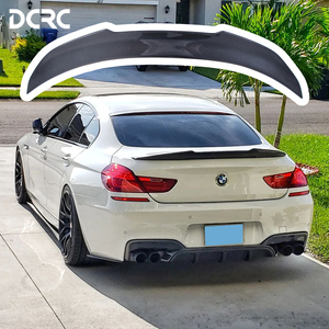 Per <span class=keywords><strong>BMW</strong></span> serie <span class=keywords><strong>6</strong></span> F06 4 porte <span class=keywords><strong>Gran</strong></span> <span class=keywords><strong>Coupe</strong></span> M6/F13 2 porte coupé M6 PSM stile fibra di carbonio Spoiler posteriore bagagliaio ala 2011-2018 - Product Image 2