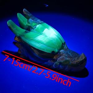 Vente en gros de sculptures de tête de dragon en agate volcanique de style bohème polies pour une décoration intérieure unique et des cadeaux de vacances - Product Image 2