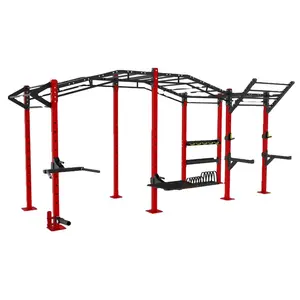 Support de plateforme hydraulique pour Crossfit, Super haut, avec poignées de barre à traction, nouveau système de support