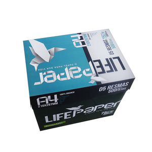 Carta da Copia Bianca per Ufficio Formato <span class=keywords><strong>A4</strong></span>, 80gsm, 100% Polpa di Legno Vergine, Qualità Grado A, 500 Fogli/Risma, 5 Risme/Scatola - Vendita all'Ingrosso - Product Image 1