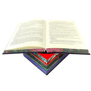 인쇄 공장 사용자 정의 책 풀 컬러 인쇄 서비스 페인트 스프레이 가장자리 소설 인쇄 책으로 하드 커버 책 - Product Image 3