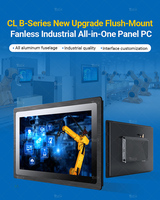 Panel PC Industrial Todo en Uno sin Ventilador con Pantalla Táctil Android A133 y Bisel de Aluminio Ultrafino de 3 mm para Control de Automatización