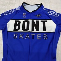 Combinaison de patinage à vitesse en ligne pour hommes BONT, veste en polyester élastique, équipement professionnel pour équipes de patinage rapide et triathlon