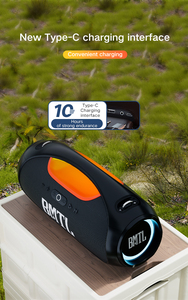 Xdbmtl बूमबॉक्स वायरलेस पोर्टेबल नीले दाँत स्पीकर 100w ध्वनि बार बास घर और आउटडोर के लिए इलेक्ट्रॉनिक गैजेट्स को बढ़ावा देते हैं - Product Image 5