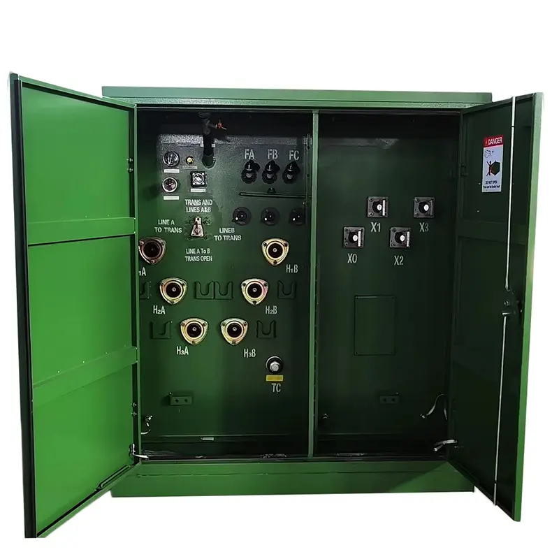 2024 Hot Sale Low Noise Three Phase Oil Immersed Electrical Pad Mounted Types Transformer for Sale