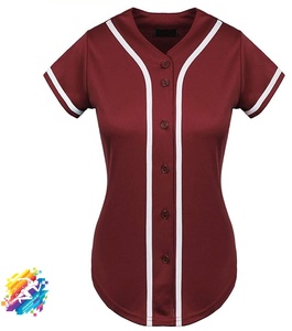 Maillot de basketball uni / Maillot de baseball personnalisé de haute qualité pour femmes, maillot de softball 2026, nouveau design - Product Image 4