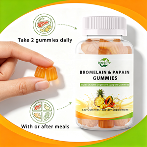 Private <b>Label</b> OEM Bromelain & Papain Gummies Digestive Wellness & Nutrient Absorption Multi Enzyme Digestive Support Gummies - Product Image 2