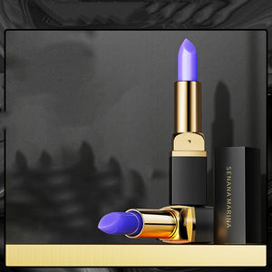 <span class=keywords><strong>SENANA</strong></span> Blue Rose Lipstick Temperatura Cambio de color Bálsamo hidratante para labios Maquillaje Sexy Brillo de labios Etiqueta privada Barras de labios brillantes - Product Image 2