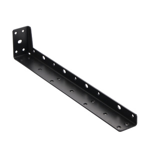 Floating <b>Desk</b> Bracket Carbon Steel Black Single Layer <b>Wall</b> Mount Kitchen Cabinet Support Hardware Accessory - Product Image 2