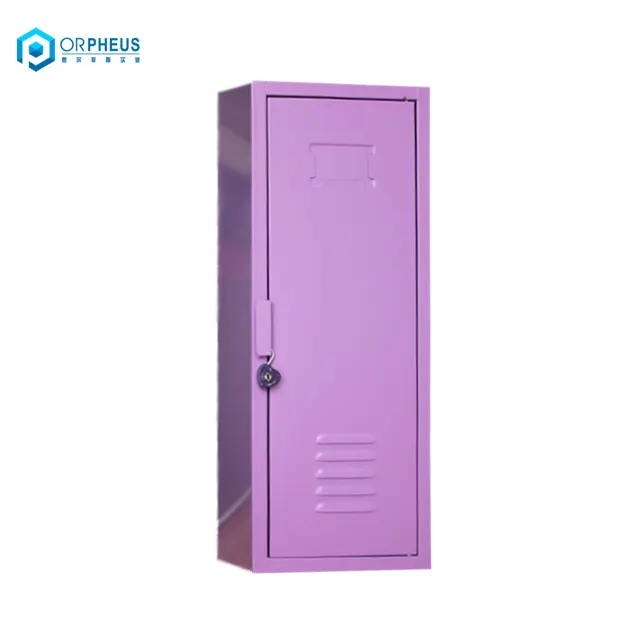 Elite 1ของเล่นเหล็กสีชมพูกว้างเก็บประตูเดียวมินิของขวัญเด็กตู้ Locker
