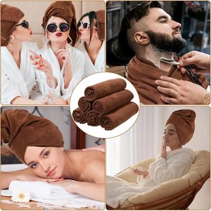 Serviettes en <span class=keywords><strong>microfibre</strong></span> résistant à l'eau de Javel en vrac pour Salon sec non pelucheux beauté Spa Salon séchage des <span class=keywords><strong>cheveux</strong></span> essuie-mains - Product Image 4