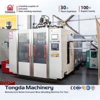 Machine de soufflage par extrusion entièrement automatique pour la fabrication de pots à eau bicolores, bouilloires en plastique HDPE et seaux de toilette