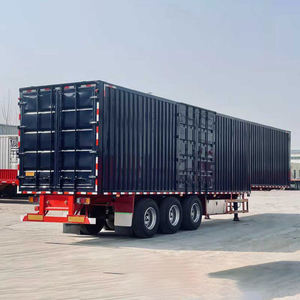 Semirremolque Contenedor de Carga de 50 Toneladas con Apertura de Alas Tipo Furgón Hidráulico de 3/4 Ejes, el Más Vendido - Product Image 2